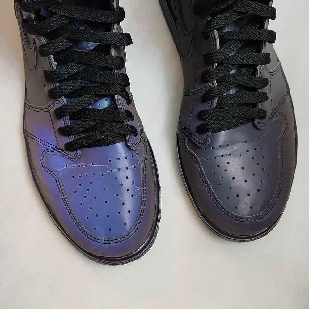Nike Air Jordan 1 Retro High Zoom Fearless Iridescent Sneakers (M Size 10) - Picture 10 of 16